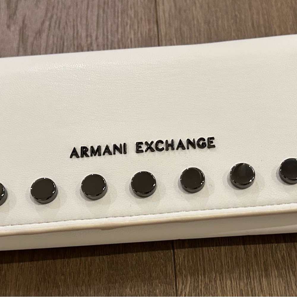 Armani exchange leather wallet